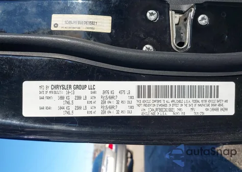 2014 Jeep Patriot Latitude из США, поврежденный, VIN 1C4NJRFB6ED616821